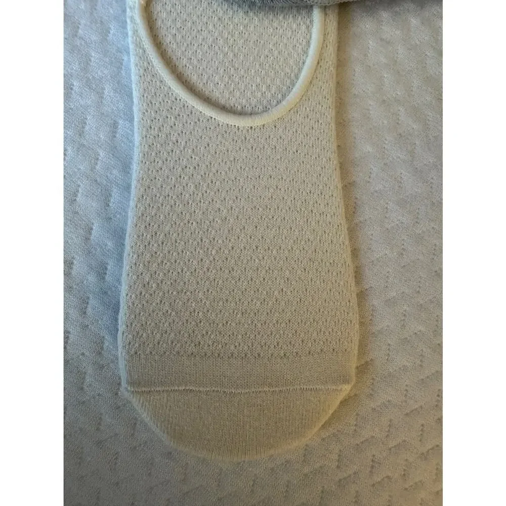 A New Day Unisex No-Show Socks 4-10‎ Cotton Blend Cream Yellow